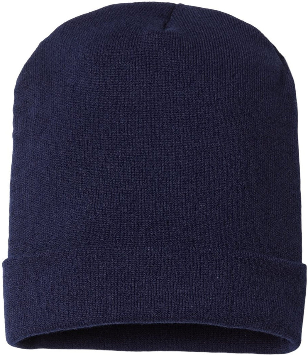 Cap America USA-Made Off Center Patriotic Cuffed Beanie
