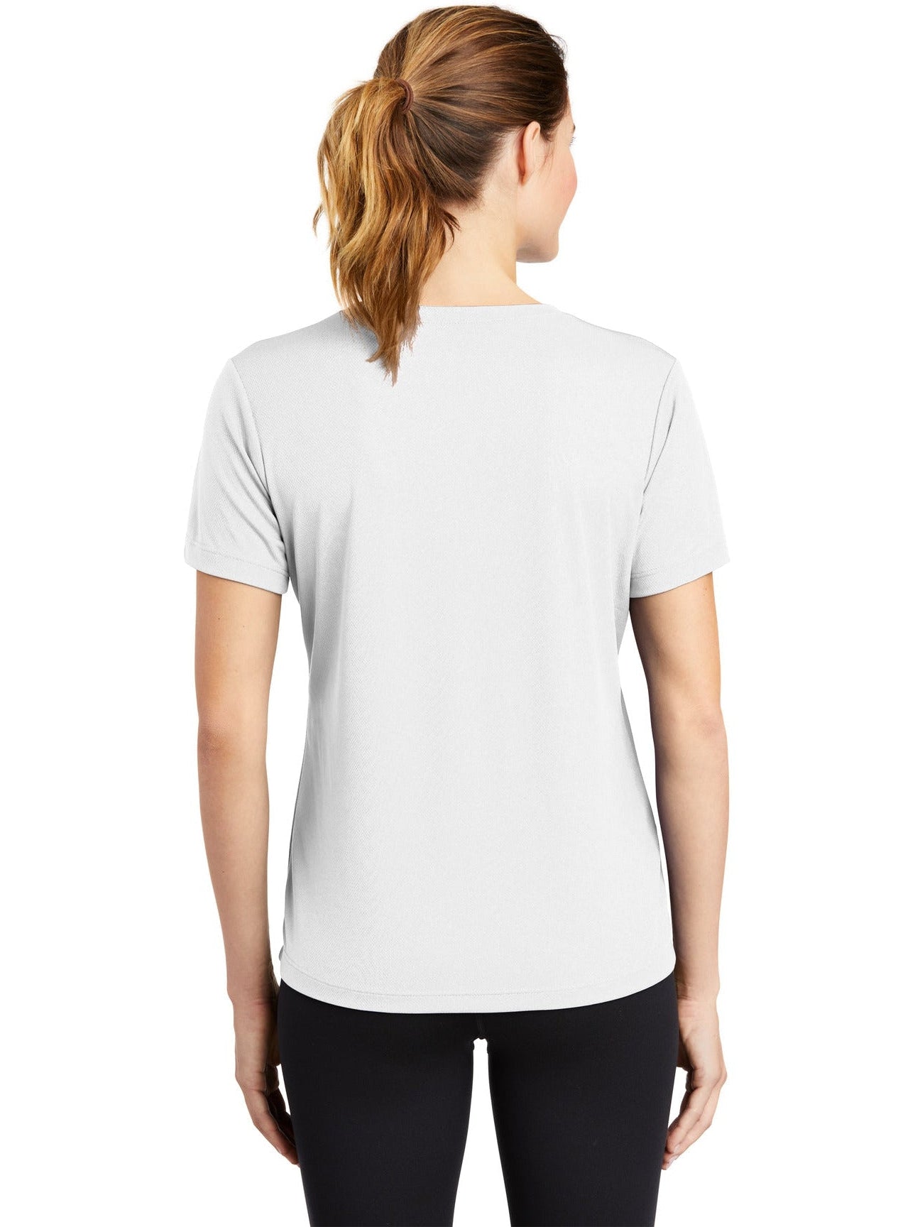 Sport-Tek Ladies Posicharge Racermesh V-Neck Tee