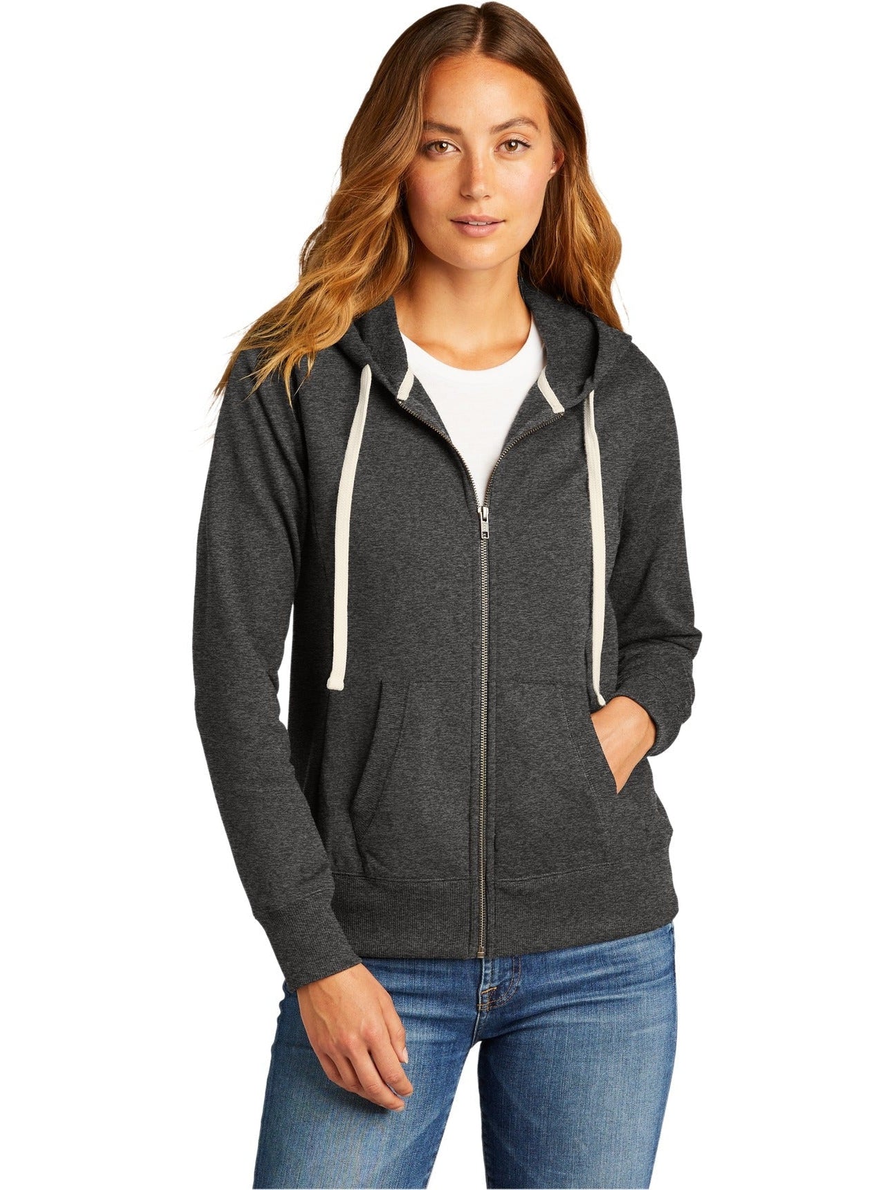 DistrictLadies Re-FleeceFull-Zip Hoodie