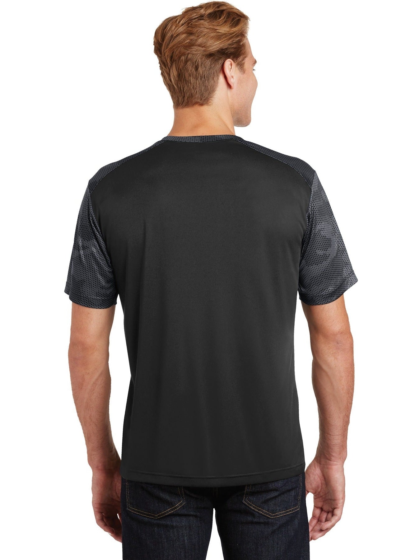 Sport-Tek Camohex Colorblock Tee