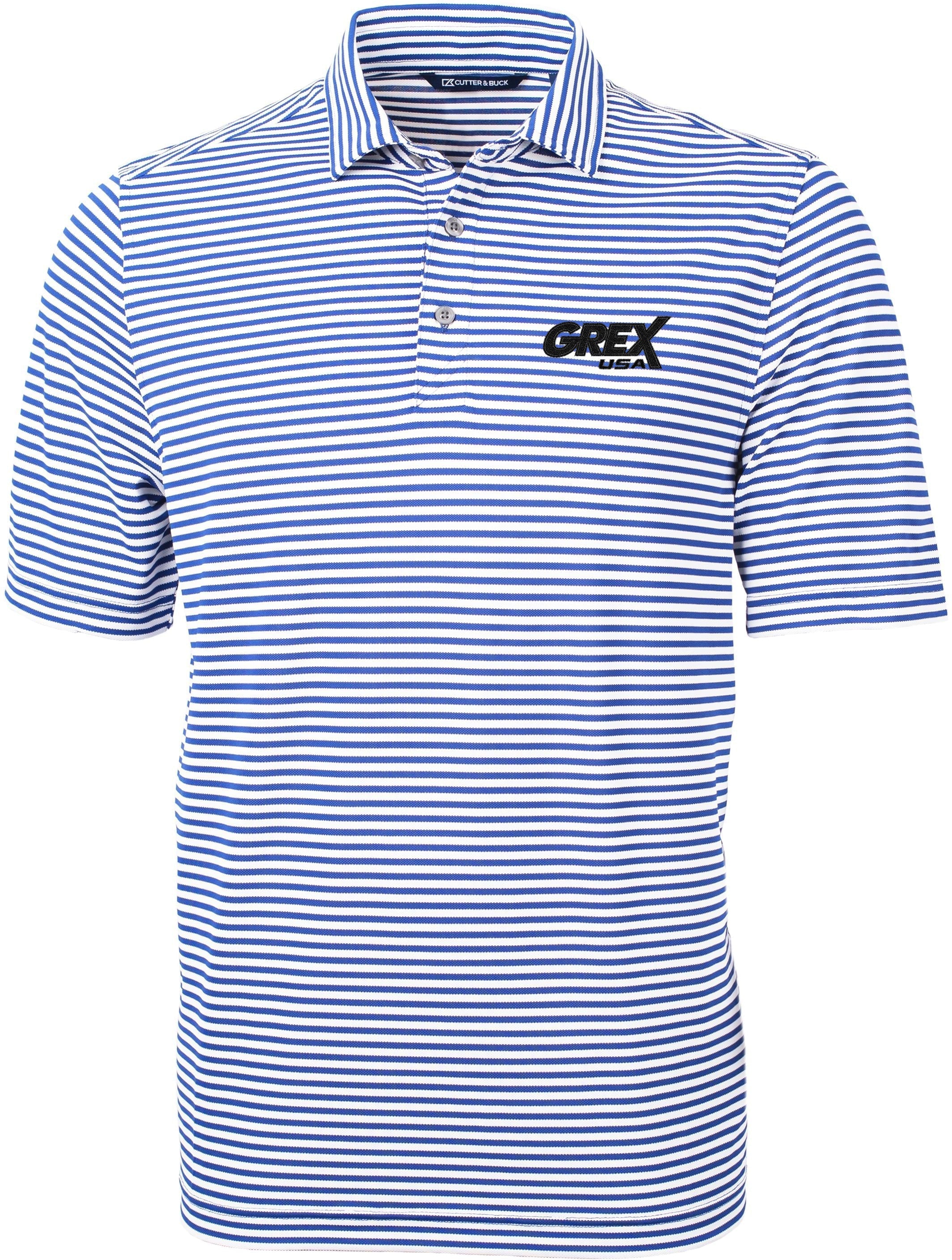 Cutter & Buck Virtue Eco Pique Stripe Recycled Polo