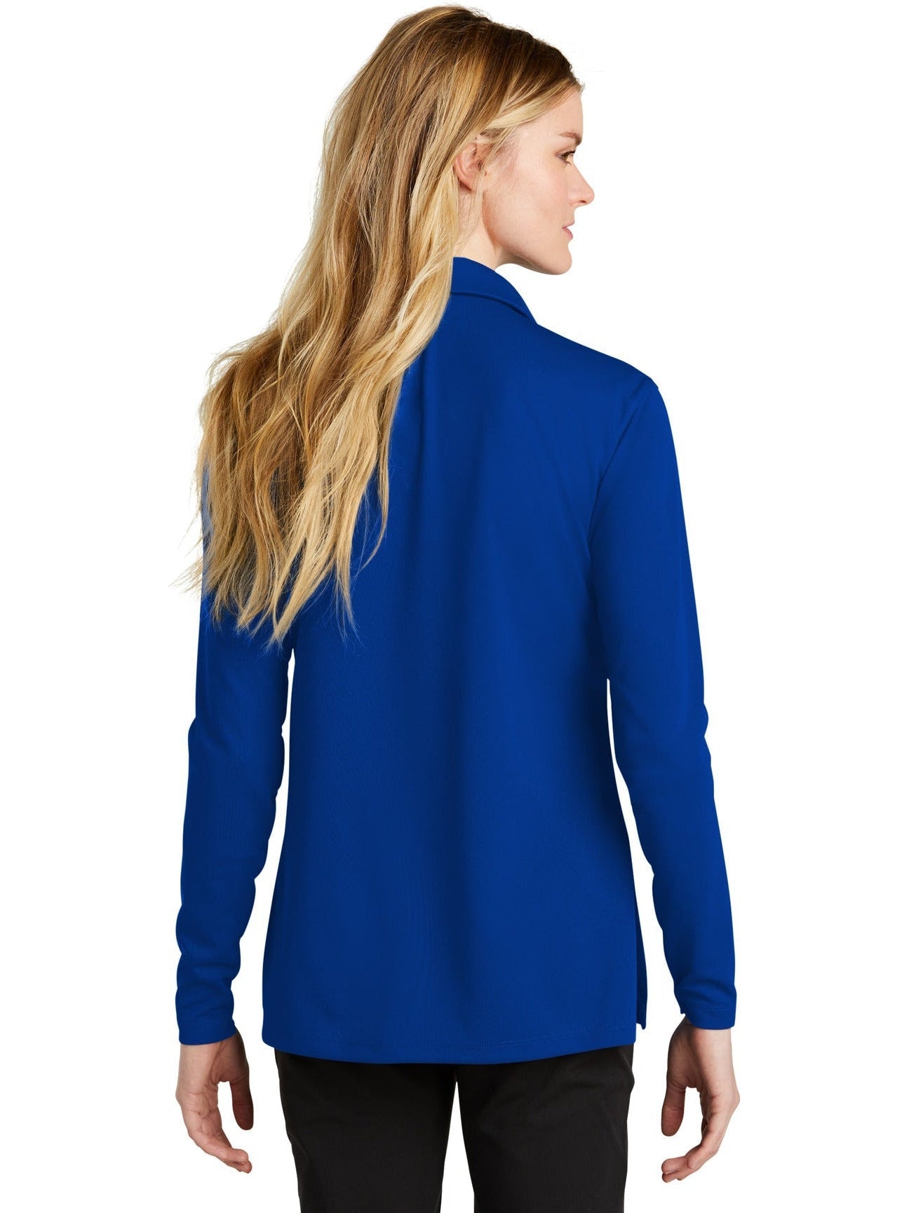 NIKE Ladies Dri-FIT Micro Pique 2.0 Long Sleeve Polo