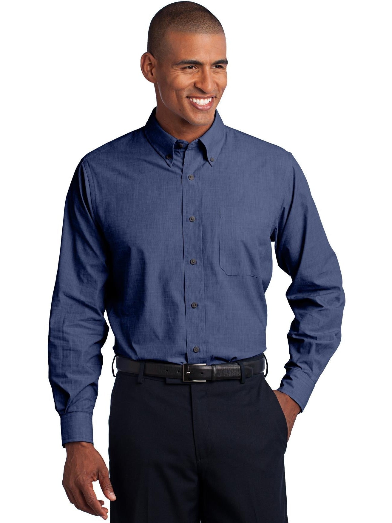 Port Authority Crosshatch Easy Care Shirt