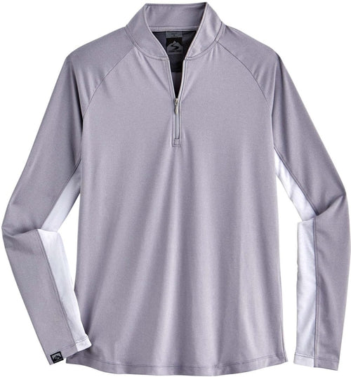 Storm Creek Ladies Upstart Long Sleeve Collarless Zip Polo