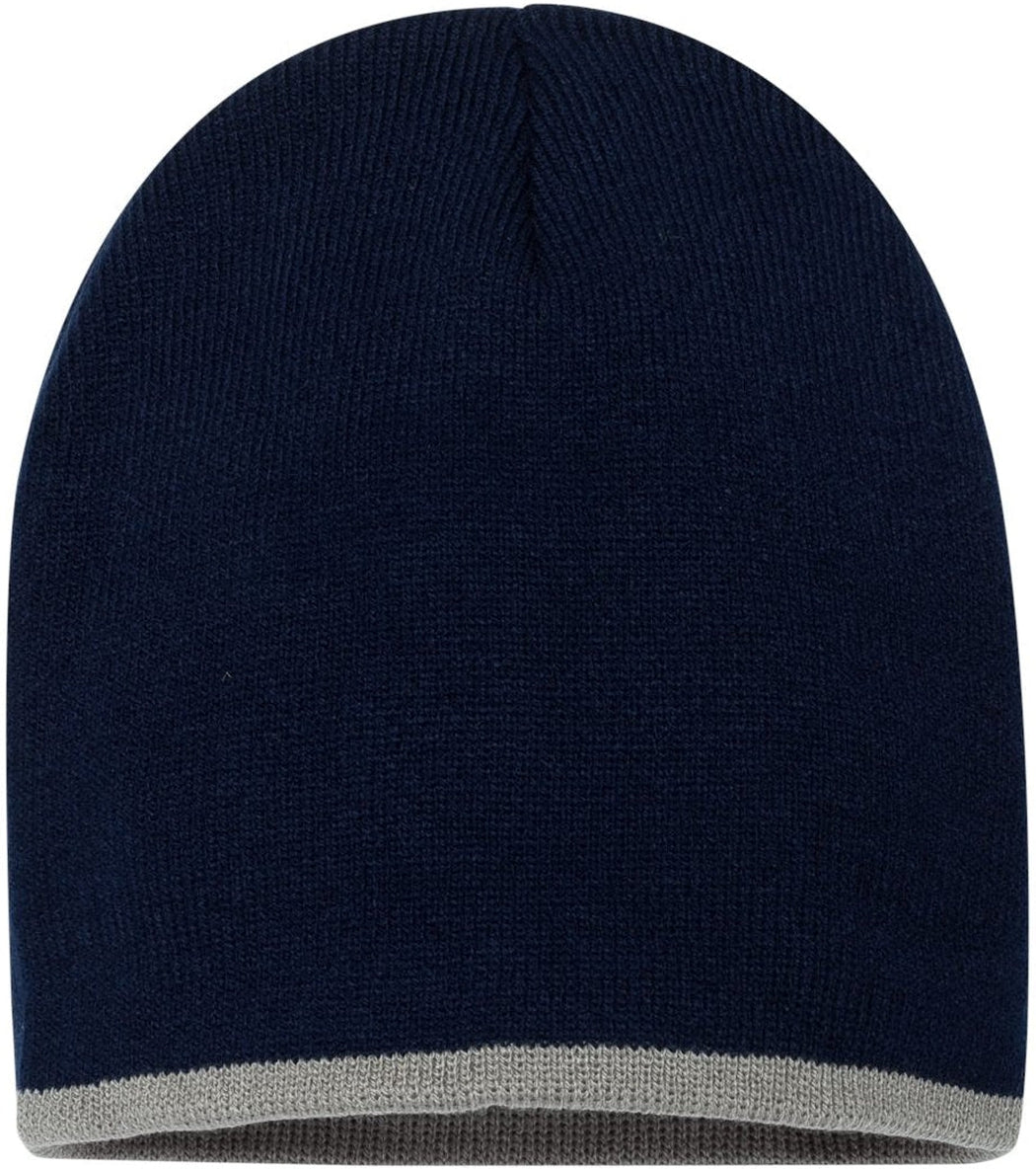 Sportsman 8 Bottom-Striped Knit Beanie