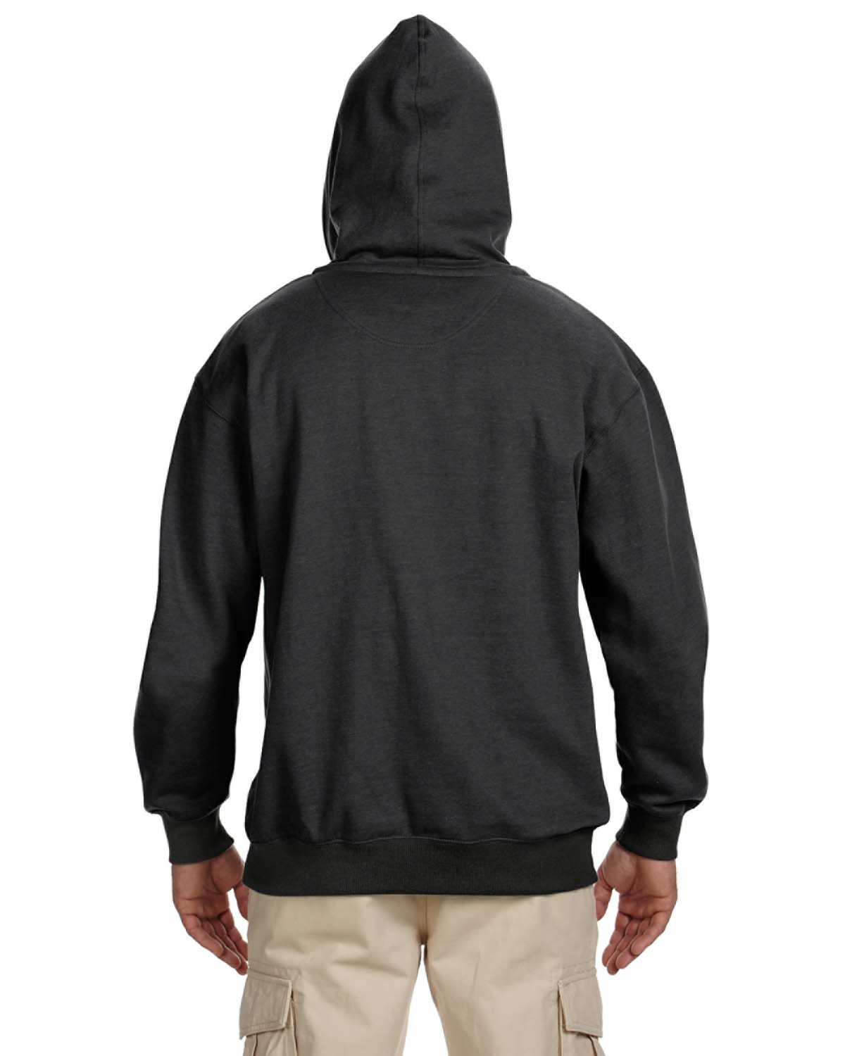 econscious 7 oz. Organic/Recycled Heathered Fleece Pullover Hood