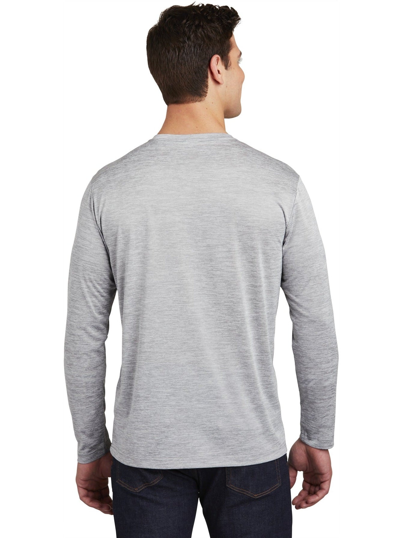 Sport-Tek Posicharge Long Sleeve Electric Heather Tee