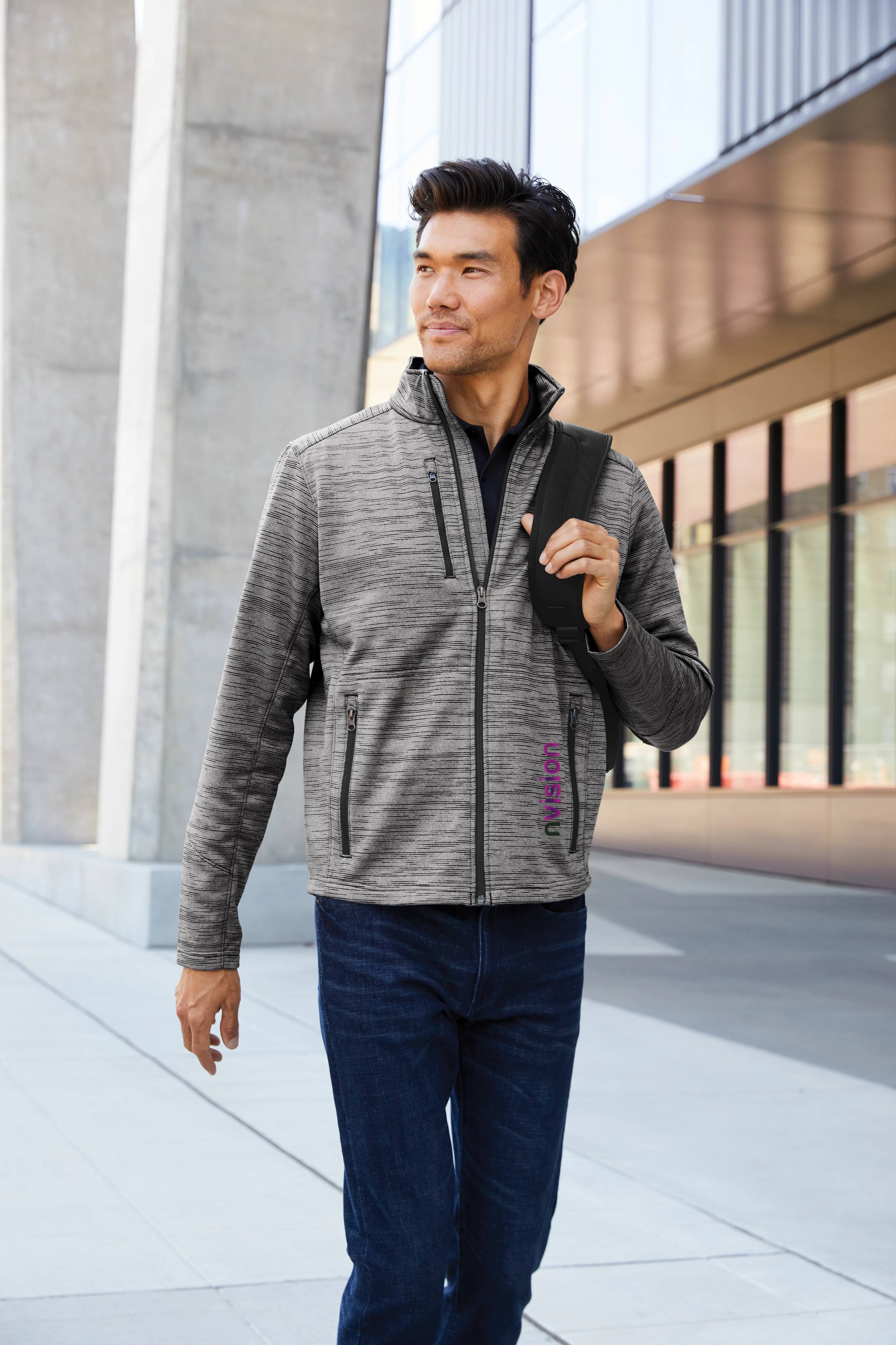 Port Authority Digi Stripe Fleece Jacket