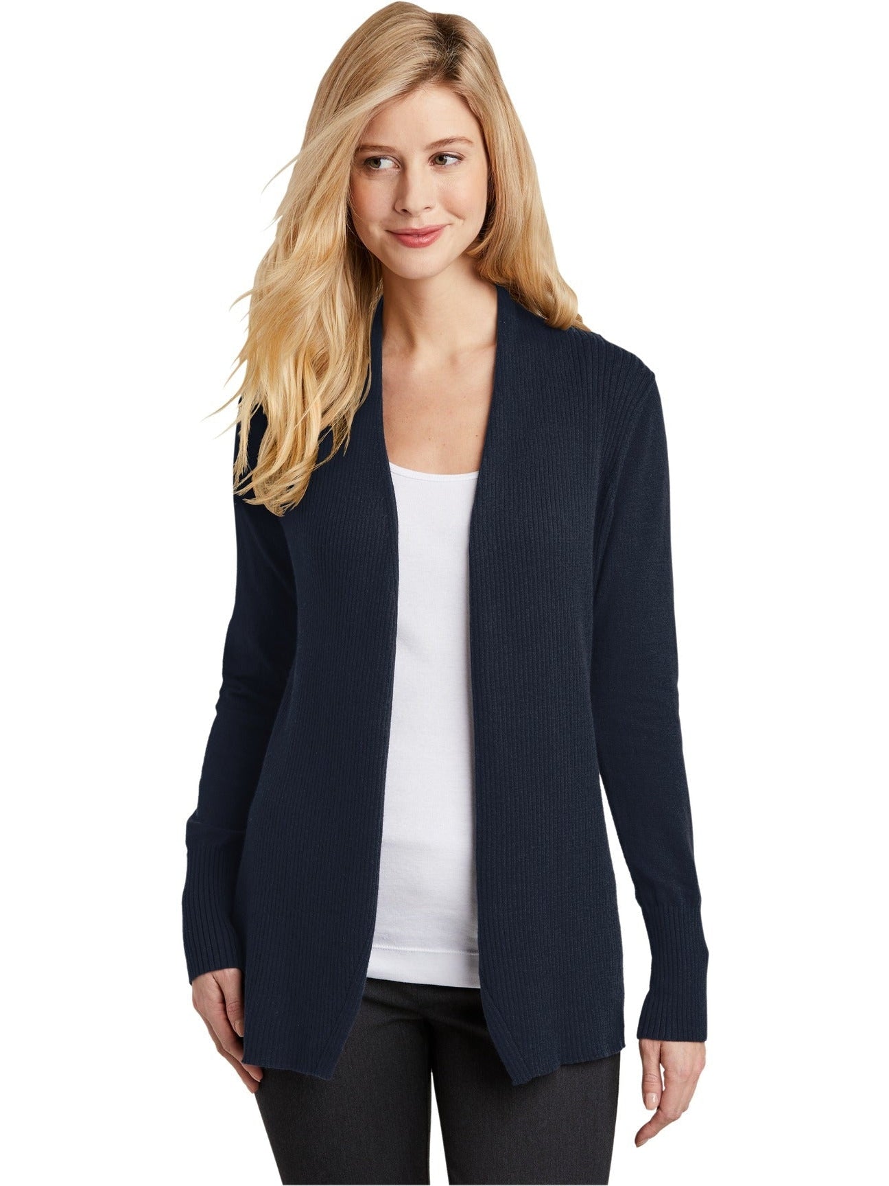 Port Authority Ladies Open Front Cardigan Sweater