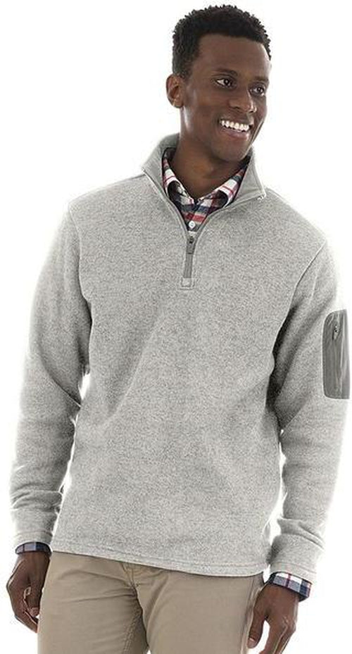 Charles River Heathered Fleece Pullover