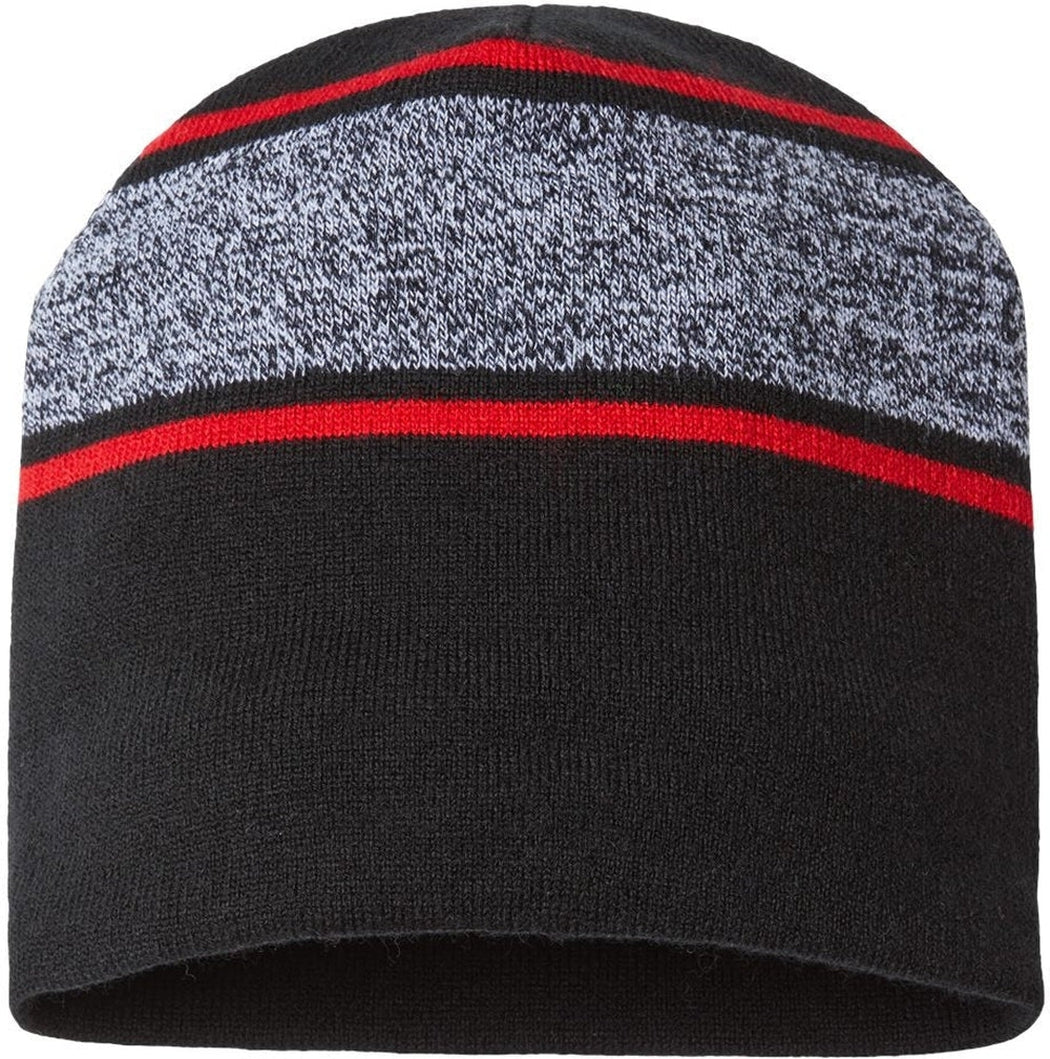 Cap America USA-Made Variegated Striped Beanie