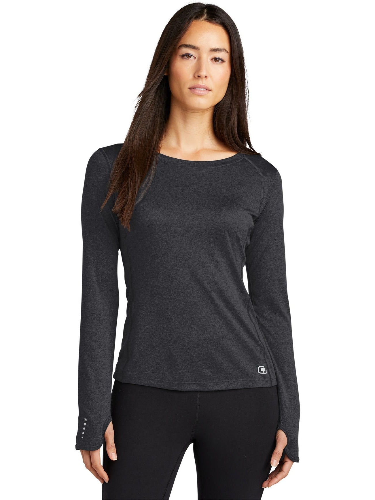 OGIO Endurance Ladies Long Sleeve Pulse Crew