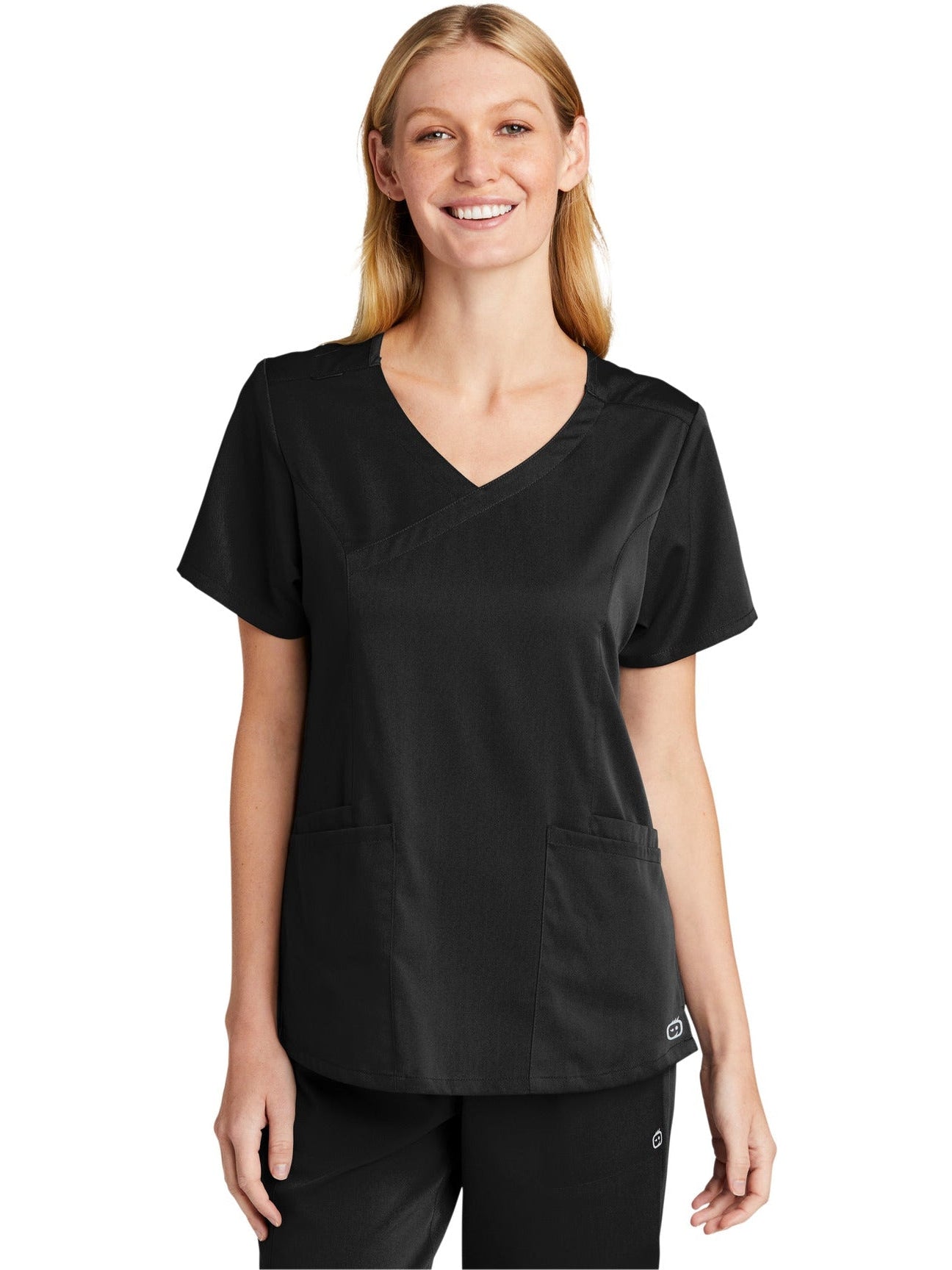 WonderWink Ladies Premiere Flex Mock Wrap Top