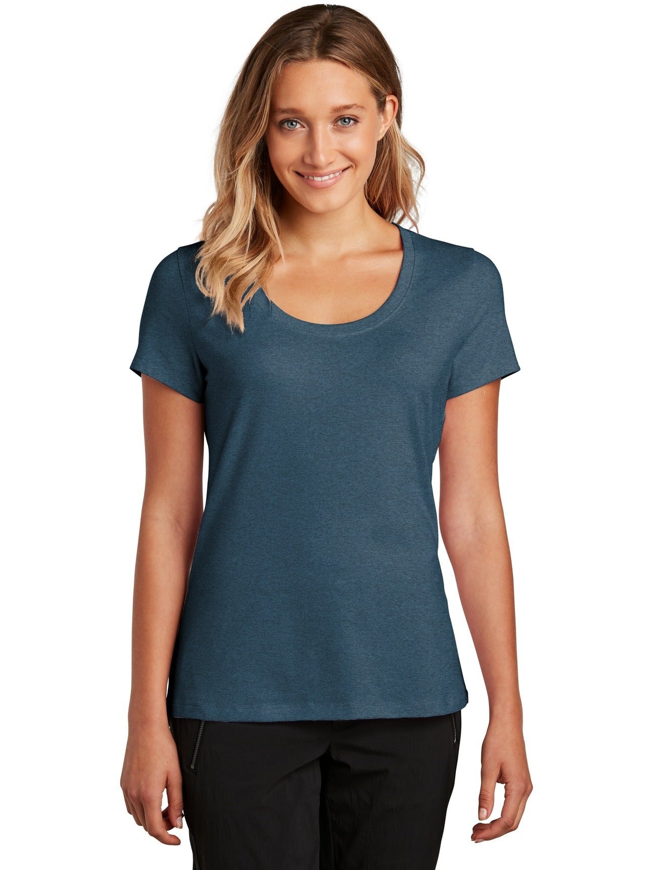 District Ladies Flex Scoop Neck Tee