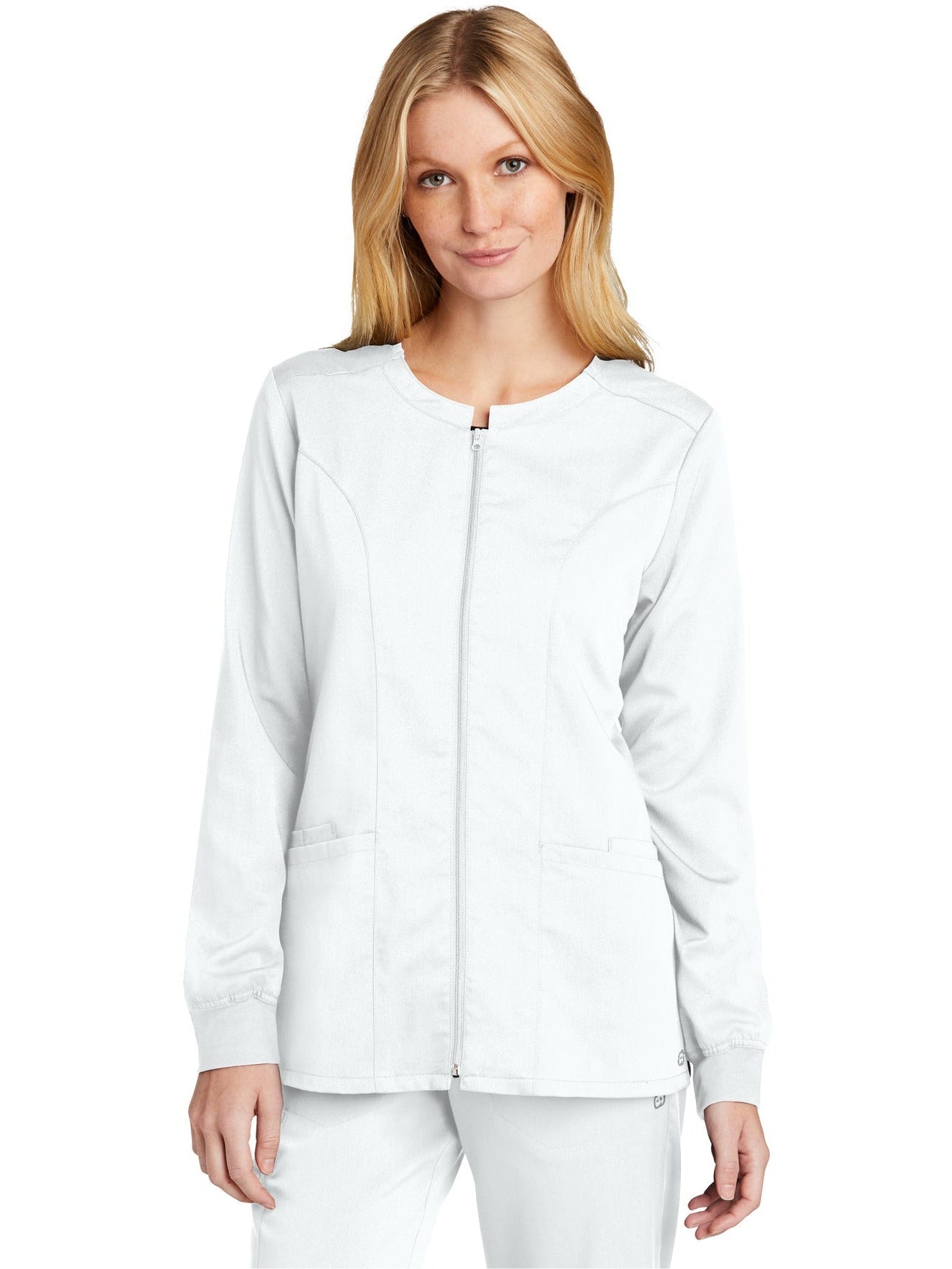 WonderWink Ladies Premiere Flex Full-Zip Scrub Jacket
