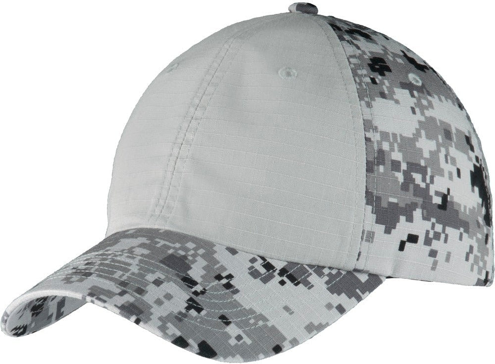 Port Authority Colorblock Digital Ripstop Camouflage Cap