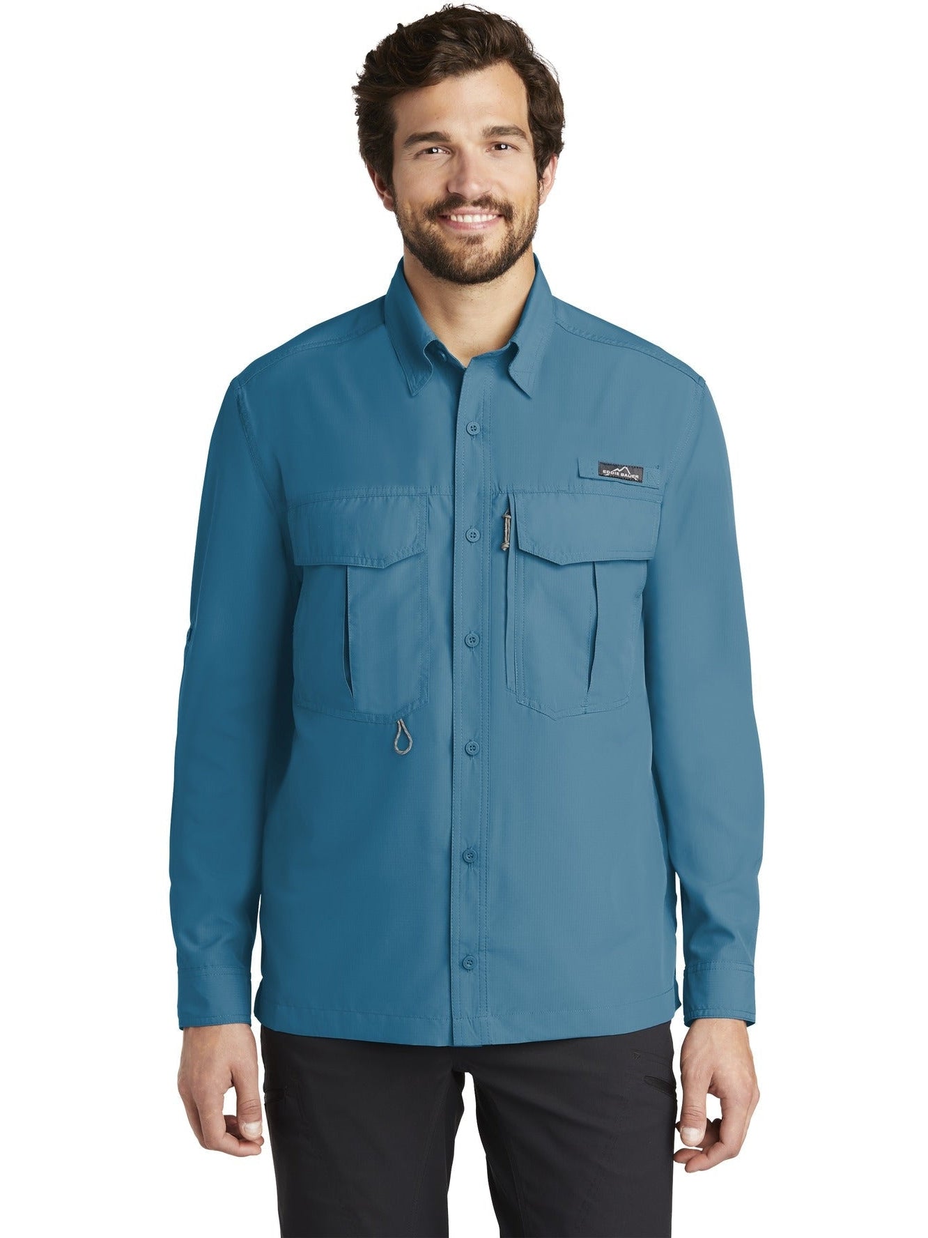 Eddie Bauer Long Sleeve Performance Fishing Shirt