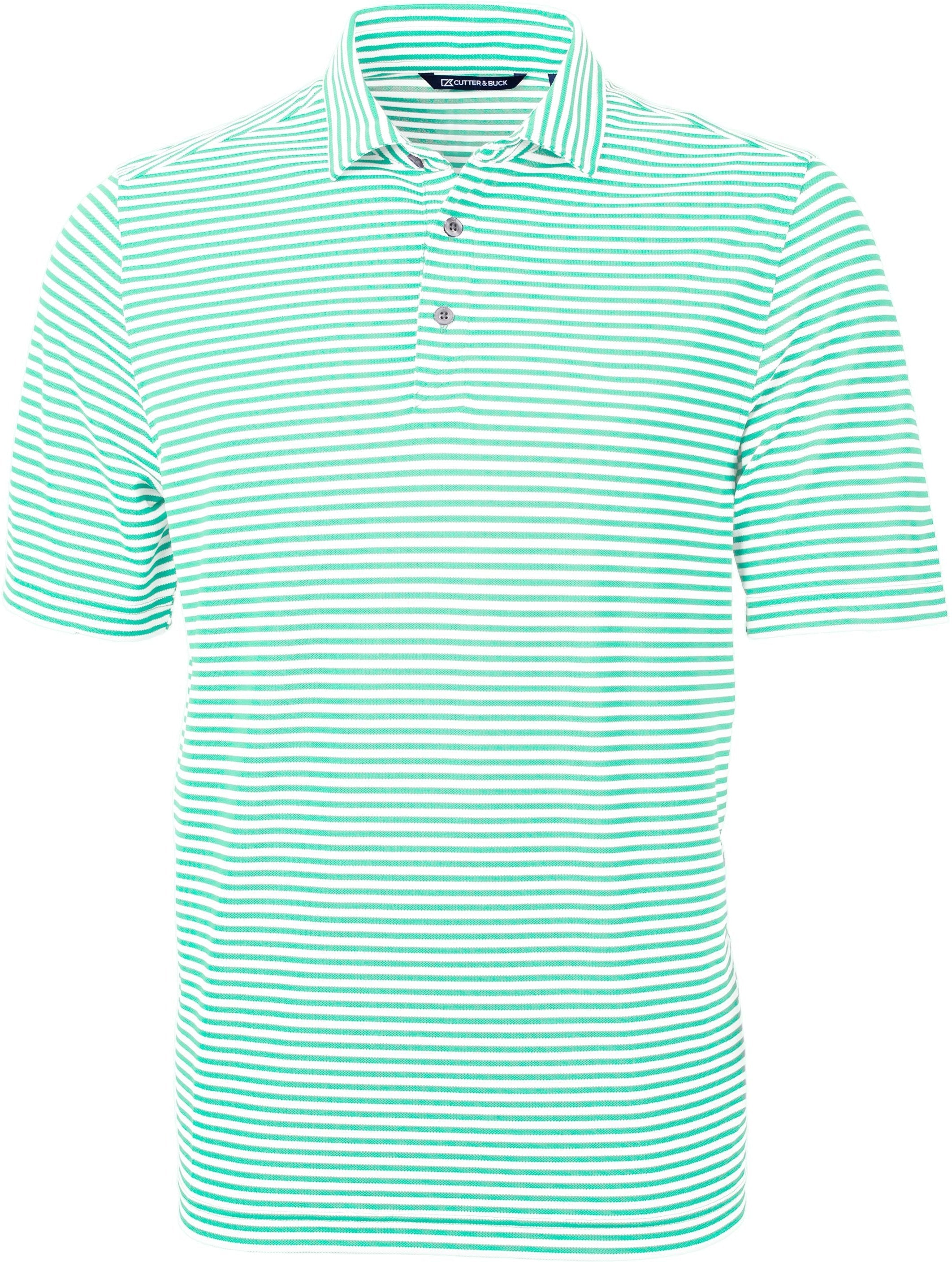 Cutter & Buck Virtue Eco Pique Stripe Recycled Polo