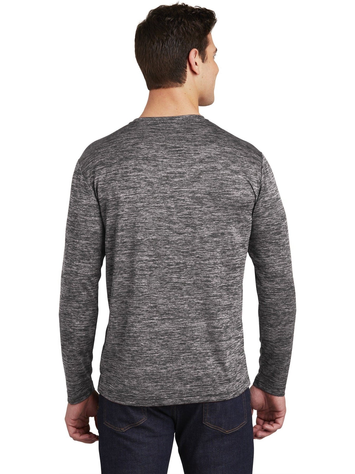 Sport-Tek Posicharge Long Sleeve Electric Heather Tee