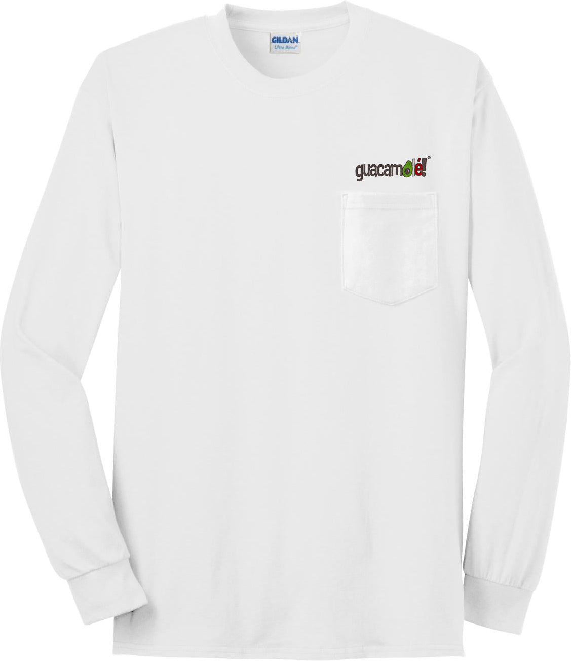 OUTLET-Gildan Ultra Cotton100% Cotton Long Sleeve T-Shirt with Pocket
