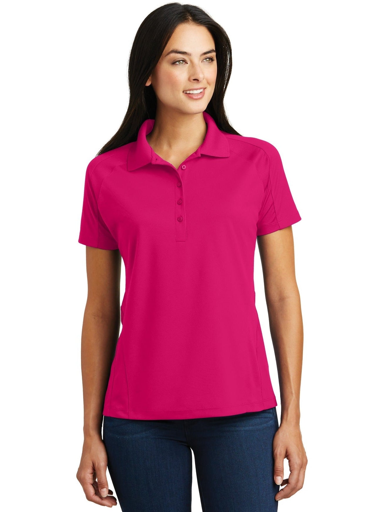 Sport-Tek Ladies Dri-Mesh Pro Polo