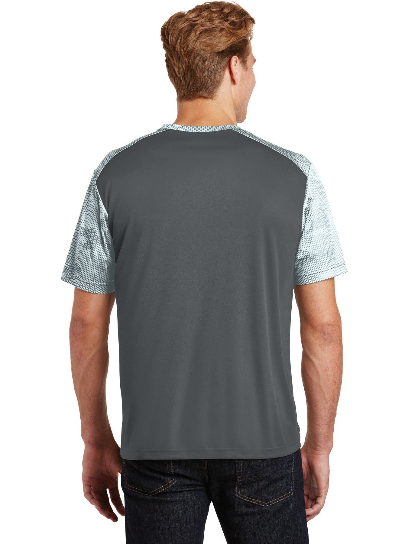 Sport-Tek Camohex Colorblock Tee