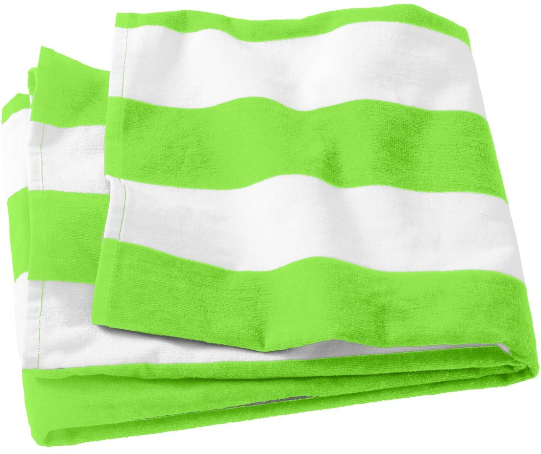 Port Authority Cabana Stripe Beach Towel