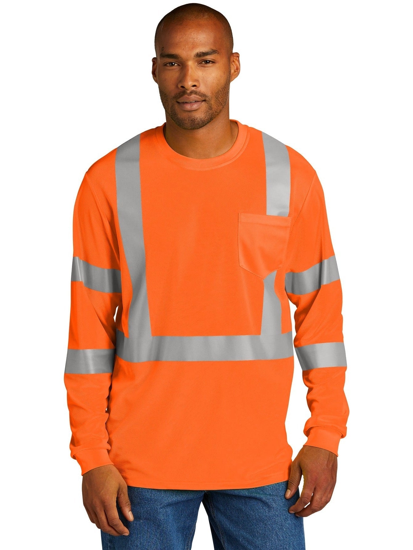 CornerStone ANSI 107 Class 3 Mesh Long Sleeve Tee