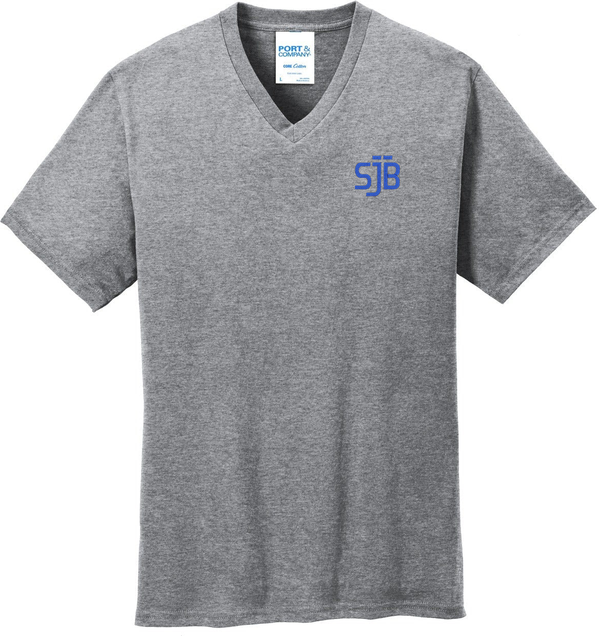 Port & Company Core Cotton V-Neck Tee