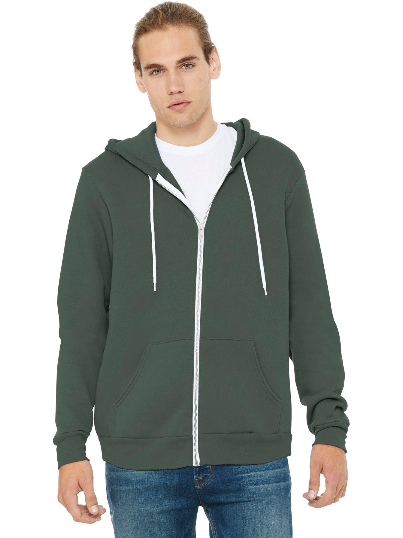 Bella+CanvasSponge Fleece Full-Zip Hoodie