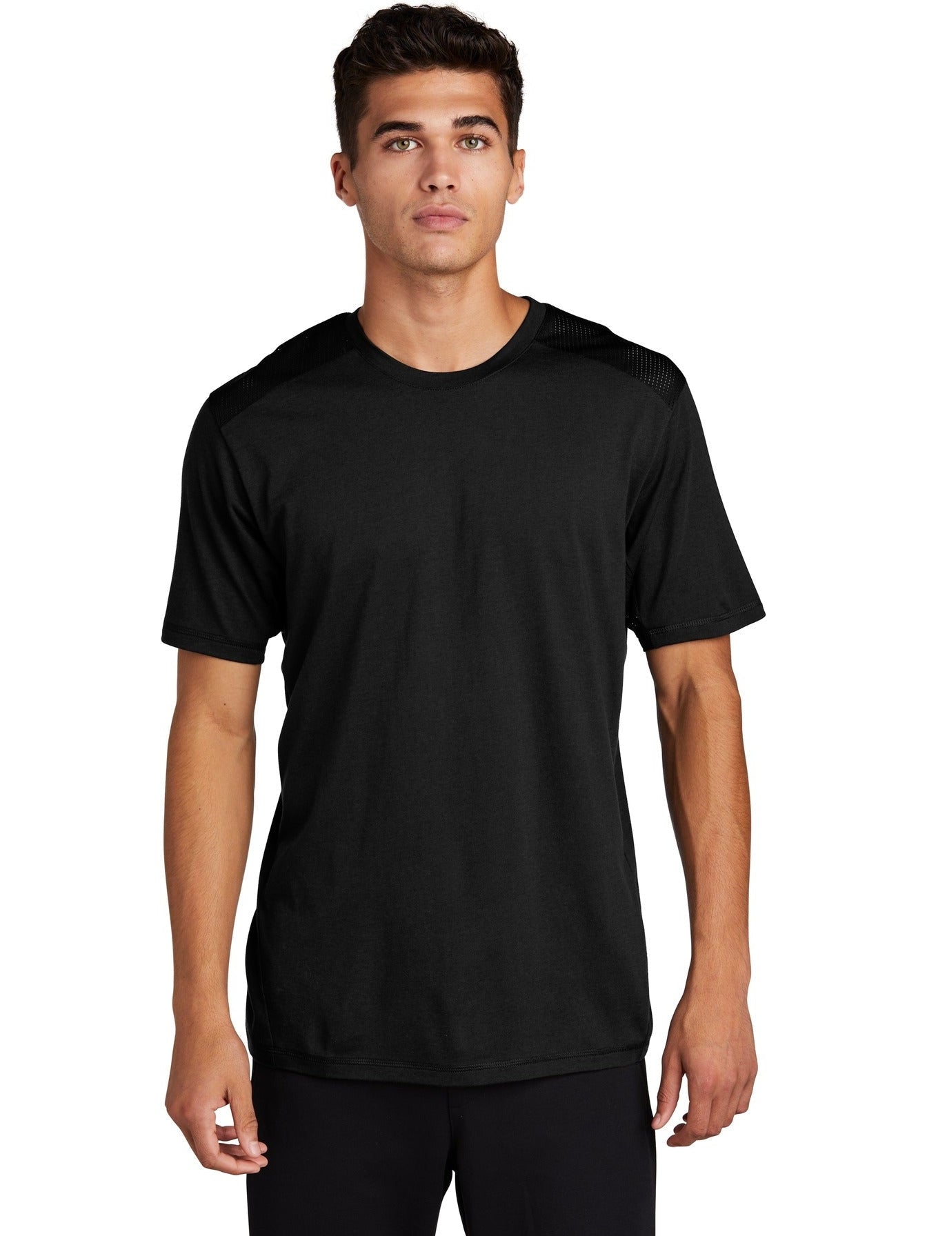 Sport-Tek Posicharge Tri-Blend Wicking Draft Tee