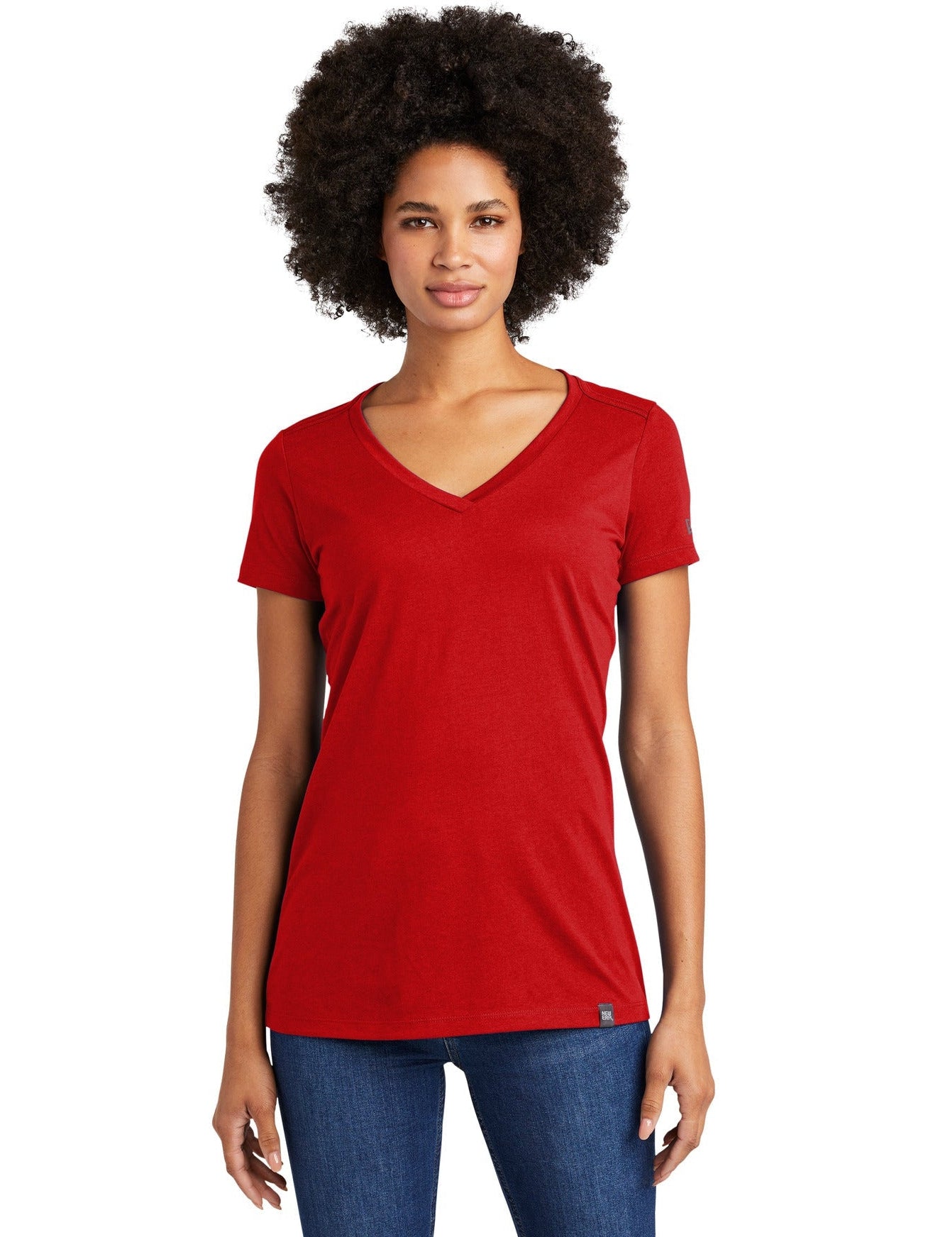 New EraLadies Heritage Blend V-Neck Tee