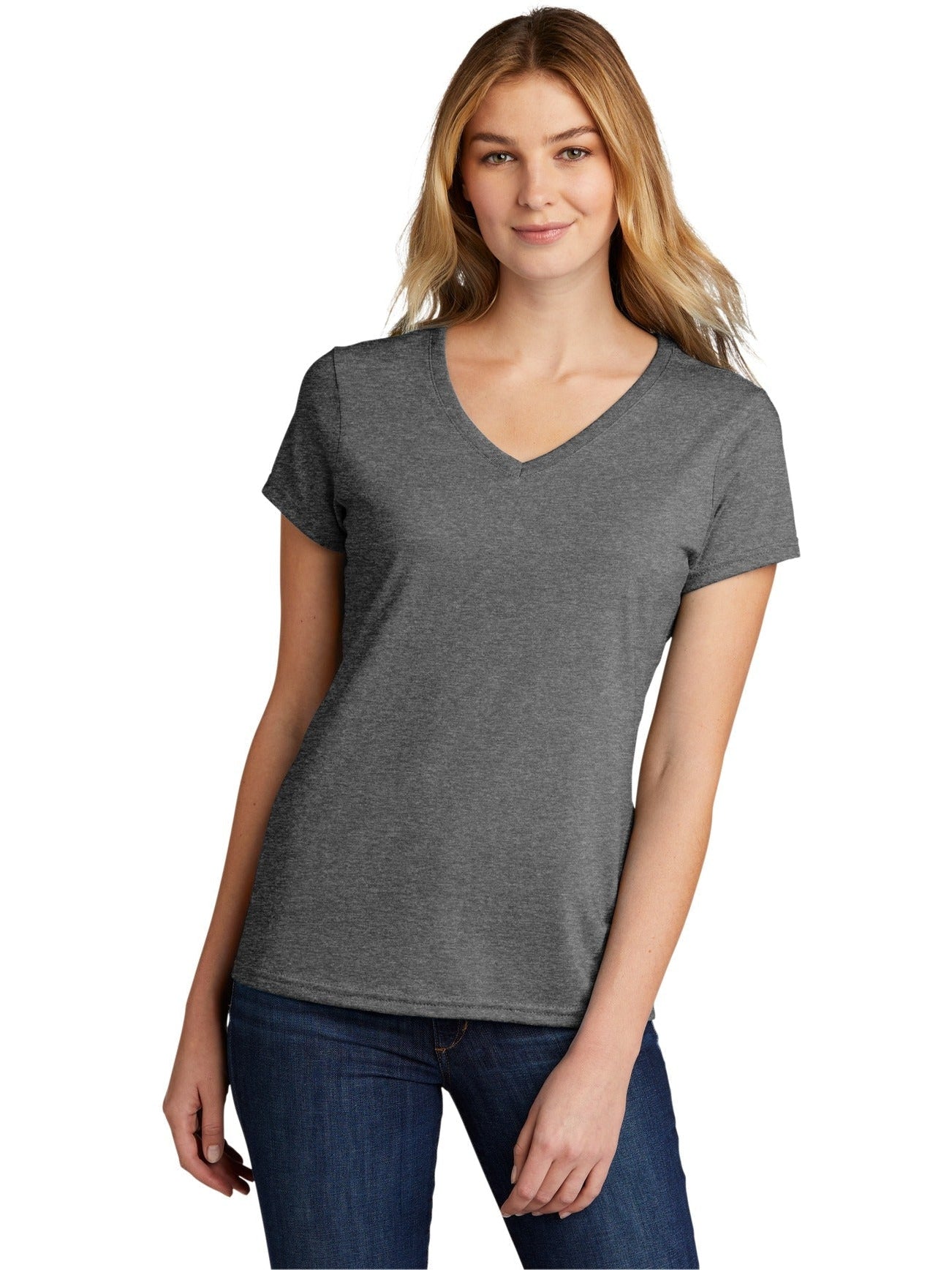 Port & Company Ladies Tri-Blend V-Neck Tee