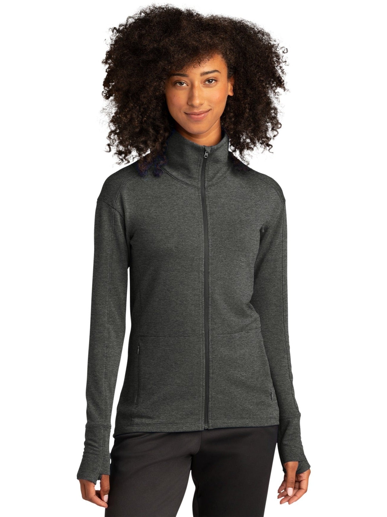 Sport-Tek Ladies Sport-Wick Flex Fleece Full-Zip