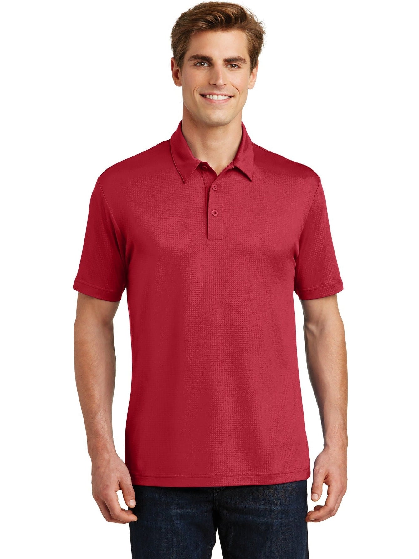 Sport-Tek Embossed Posicharge Tough Polo