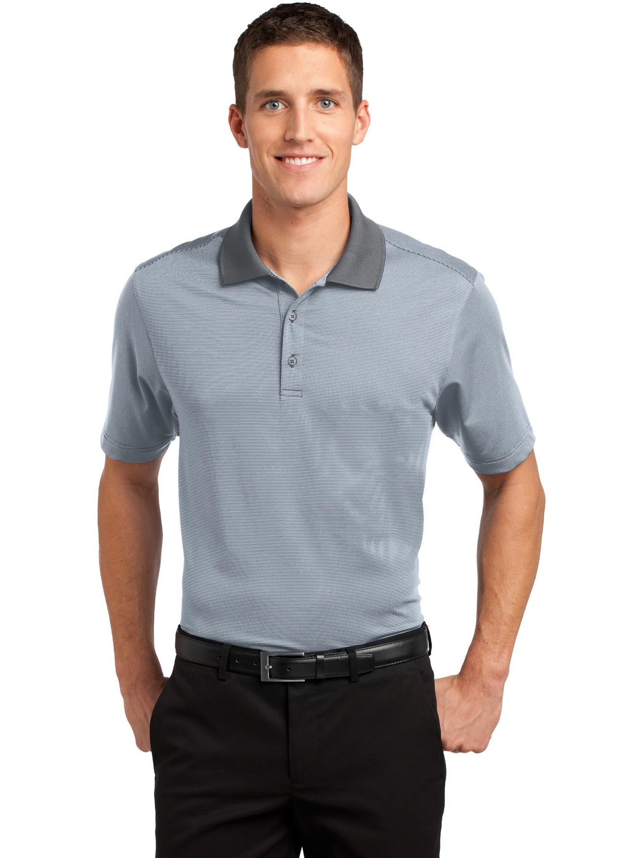 Port AuthorityFine Stripe Performance Polo