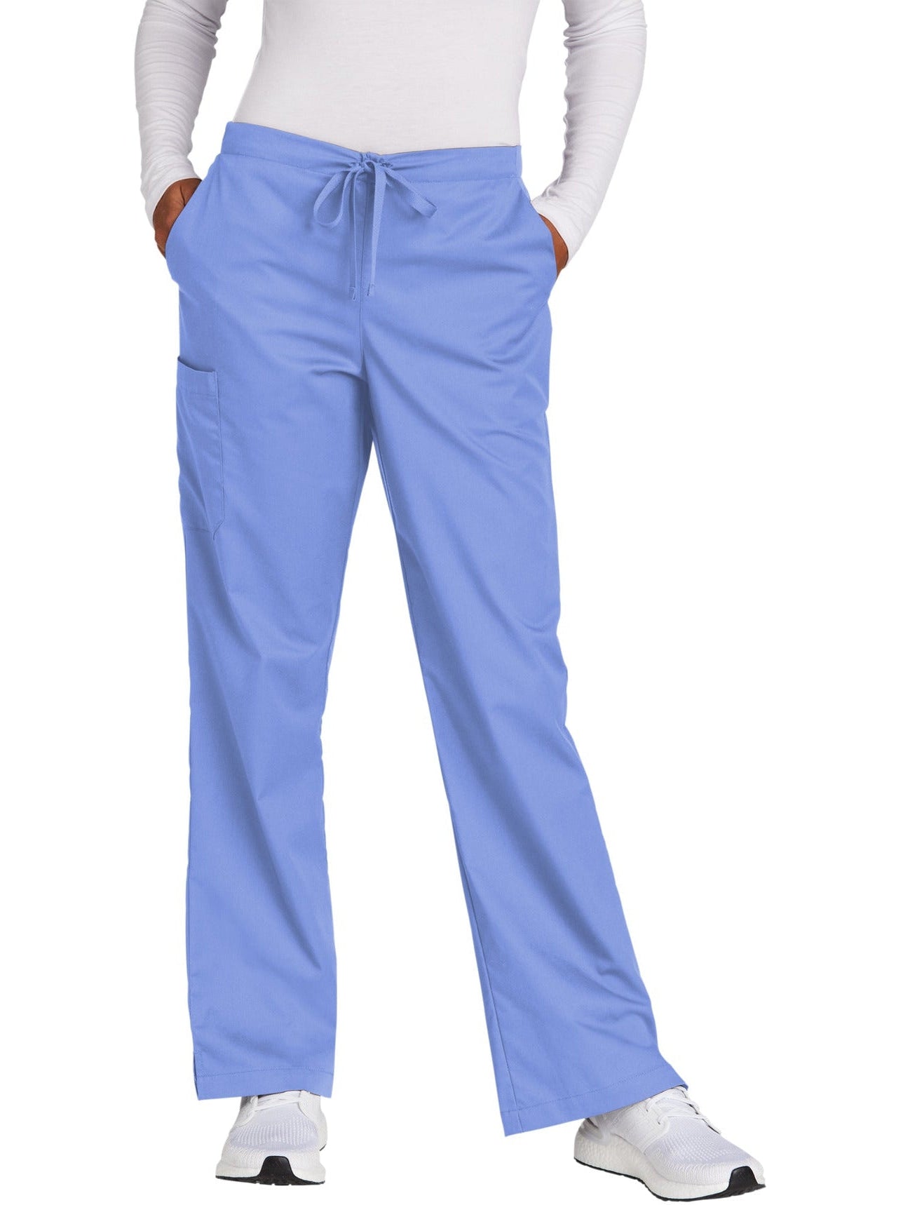 WonderWink Ladies Petite WorkFlex Flare Leg Cargo Pant - SOLD BLANK