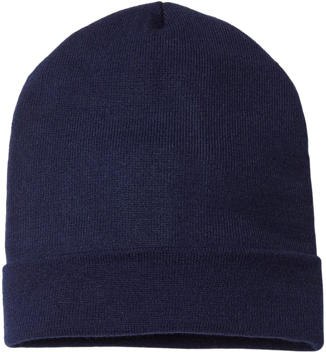 Cap America USA-Made Off Center Patriotic Cuffed Beanie