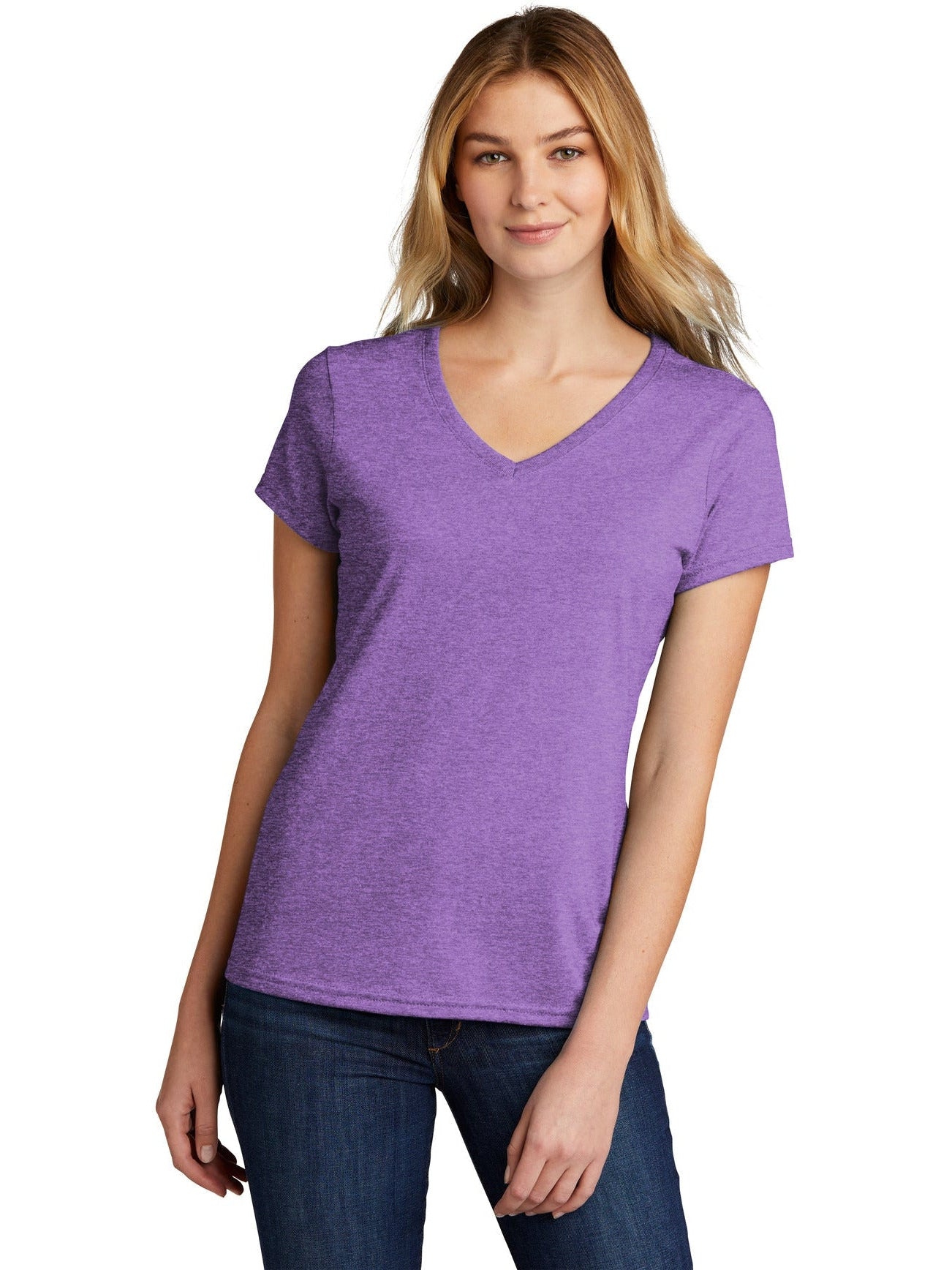 Port & Company Ladies Tri-Blend V-Neck Tee