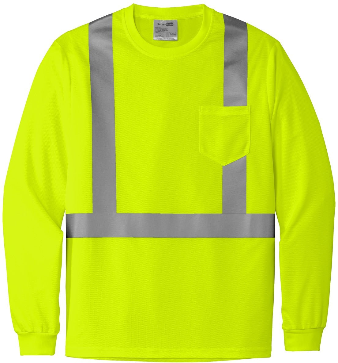 CornerStone ANSI 107 Class 2 Mesh Long Sleeve Tee