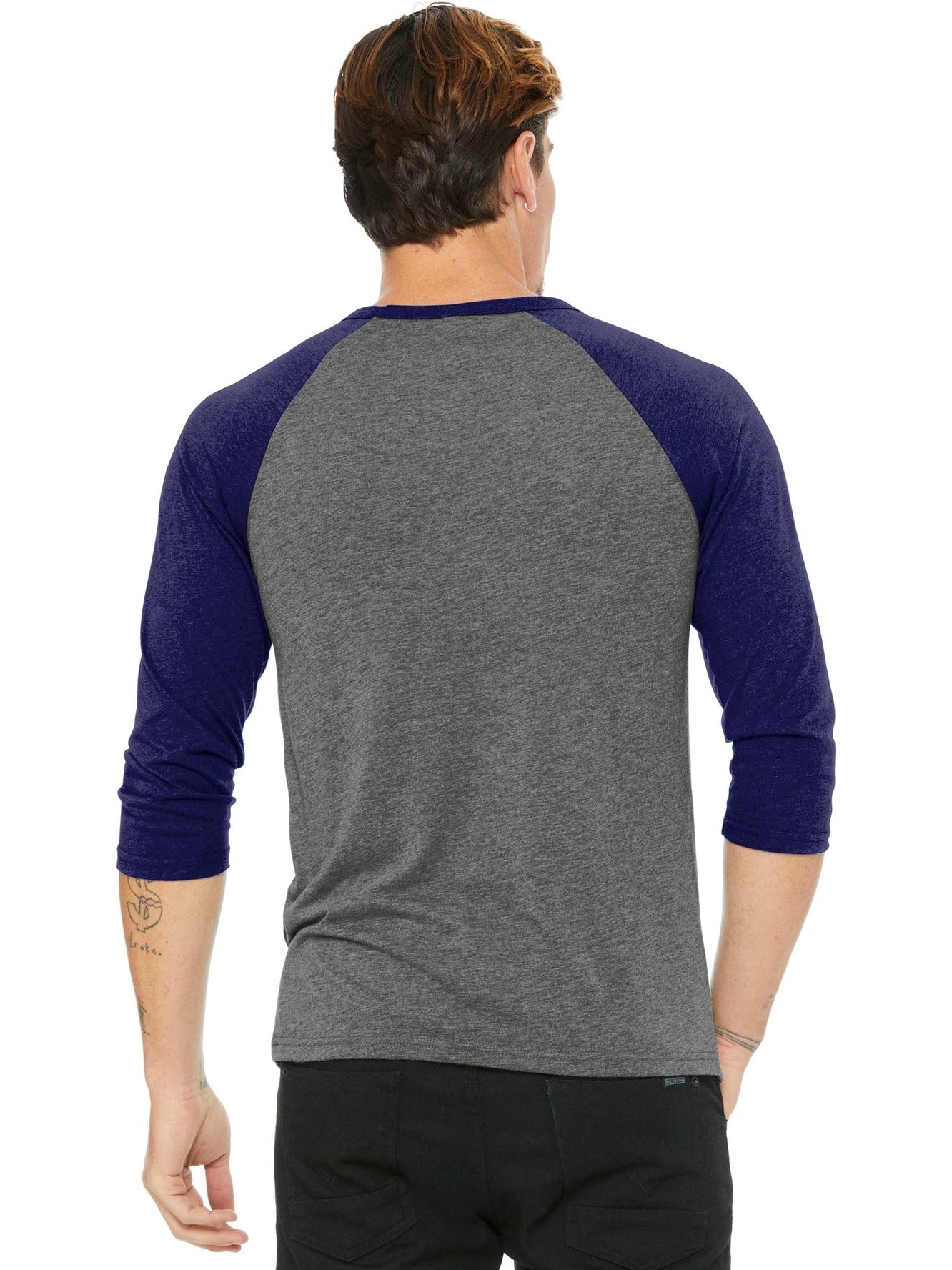 Bella+Canvas3/4-Sleeve Baseball Tee