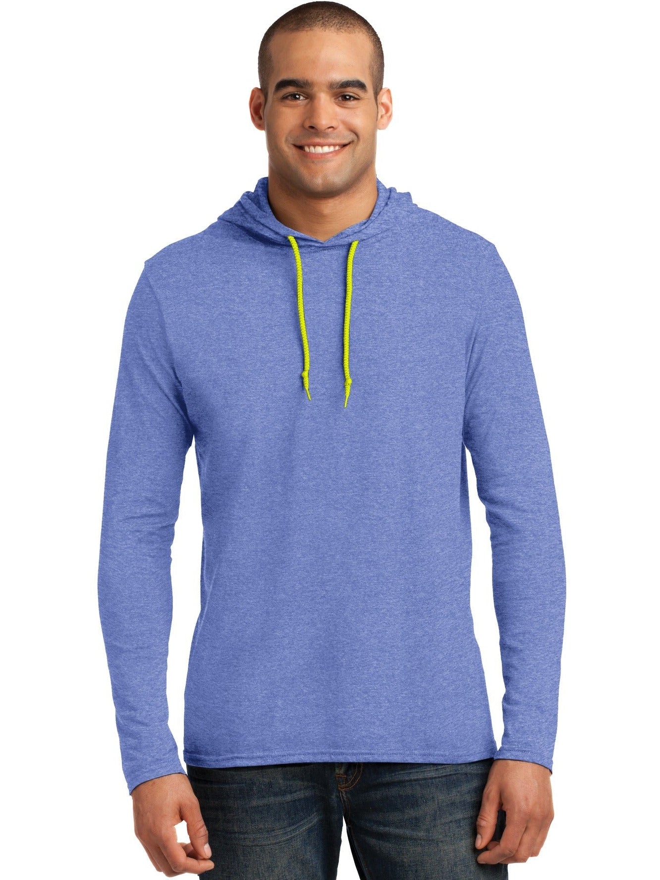 Gildan100% Combed Ring Spun Cotton Long Sleeve Hooded T-Shirt