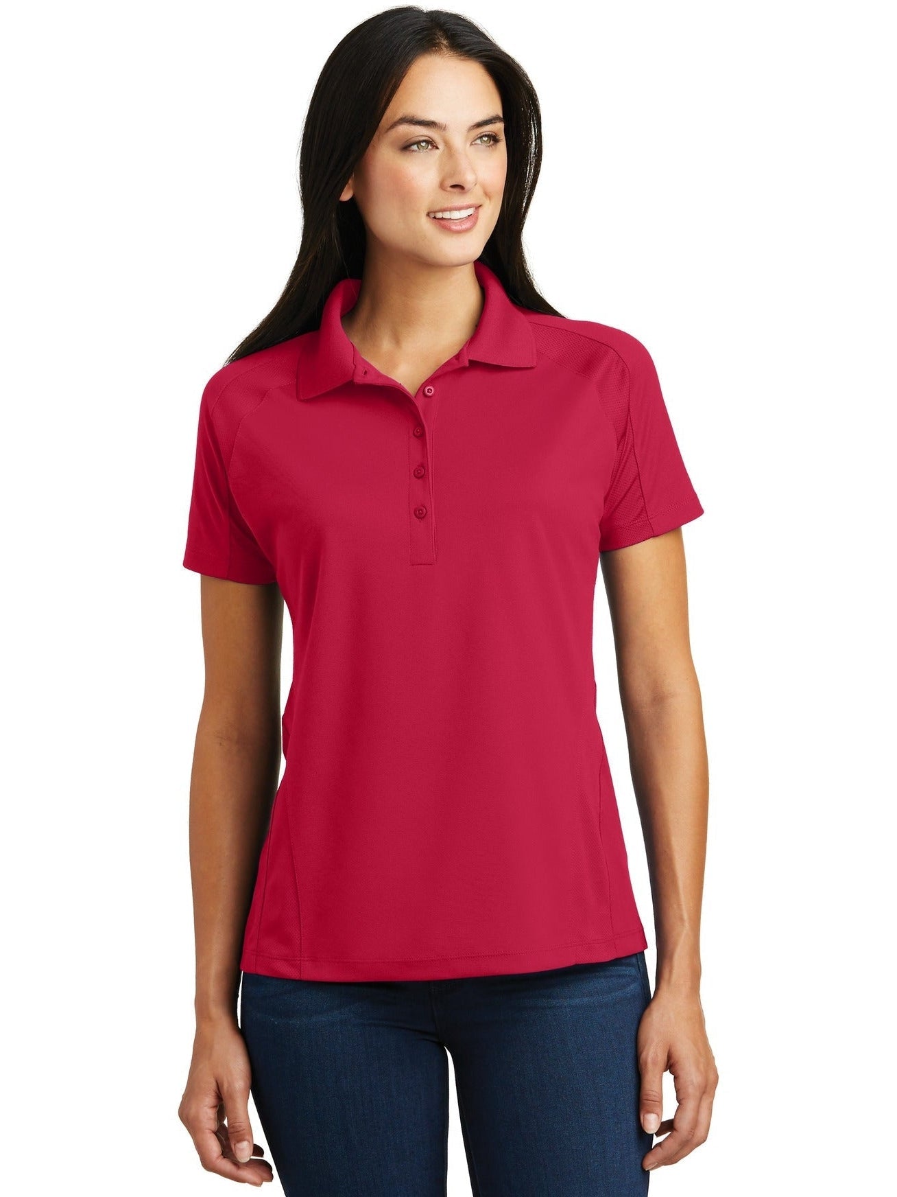 Sport-Tek Ladies Dri-Mesh Pro Polo