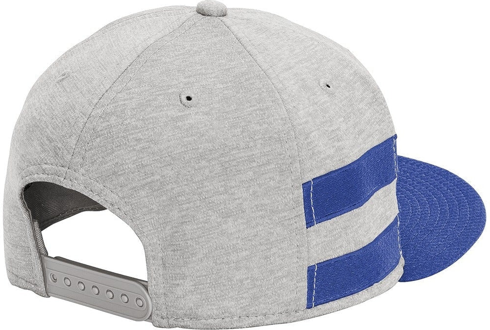 New EraShadow Heather Striped Flat Bill Snapback Cap