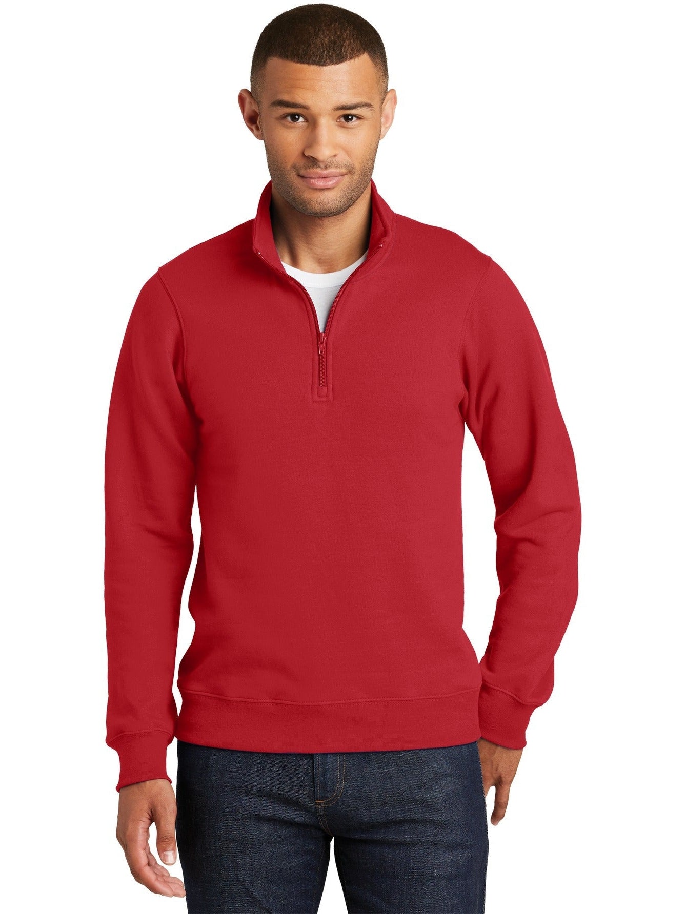 Port & Company Fan Favorite Fleece 1/4-Zip Pullover Sweatshirt