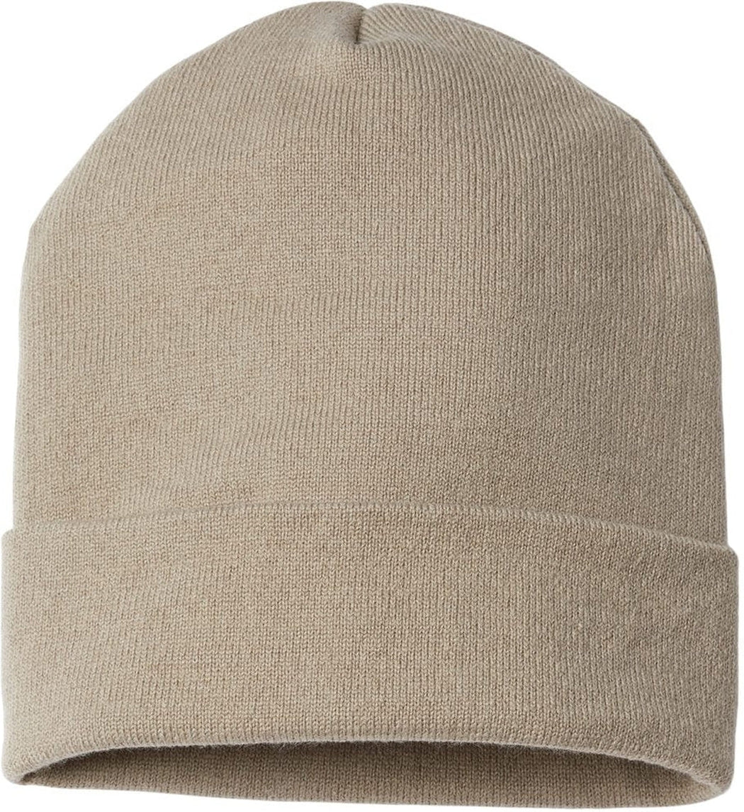 Cap America USA-Made Off Center Patriotic Cuffed Beanie
