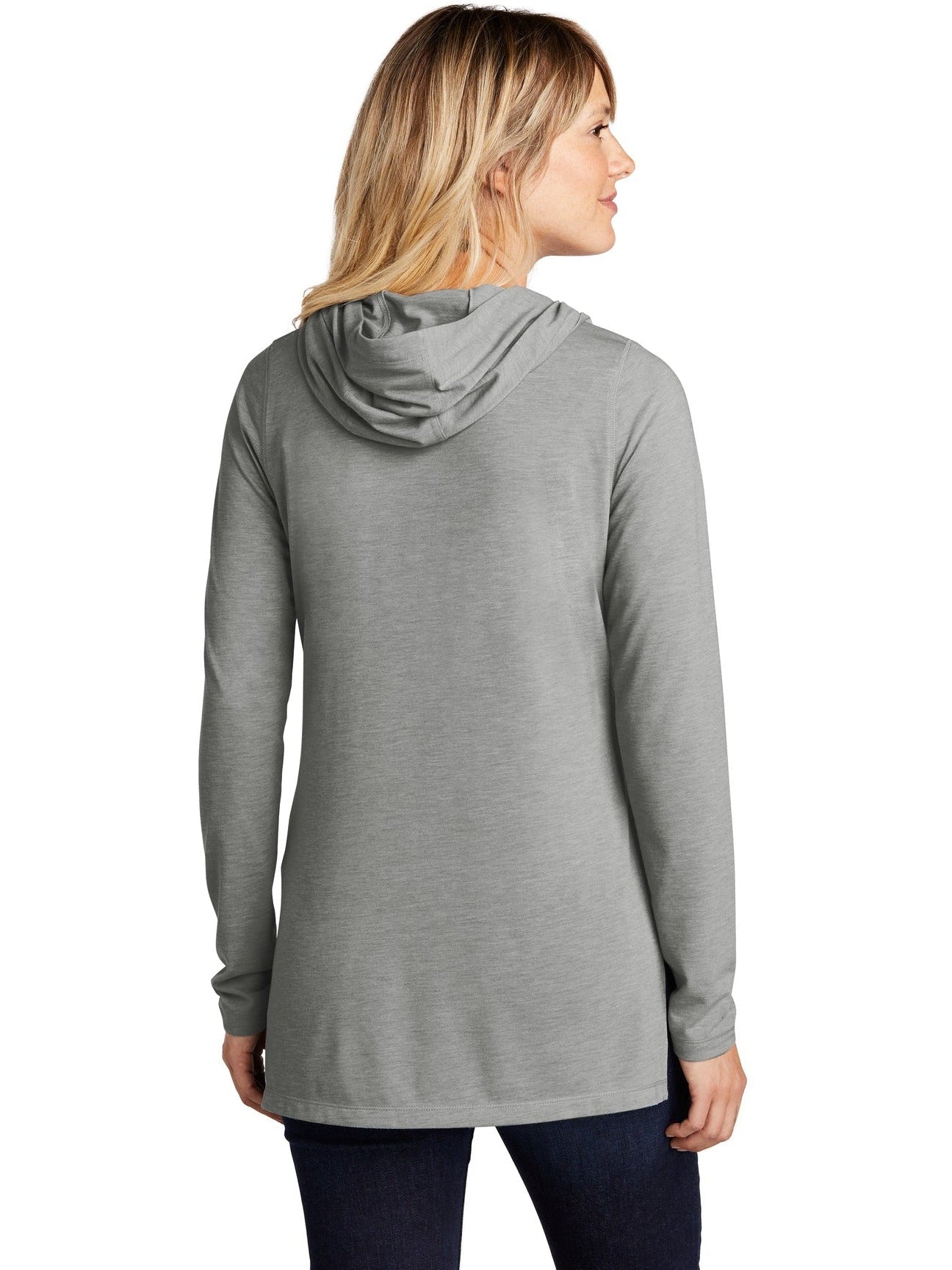 OUTLET-Sport-Tek Ladies Tri-Blend Wicking Long Sleeve Hoodie