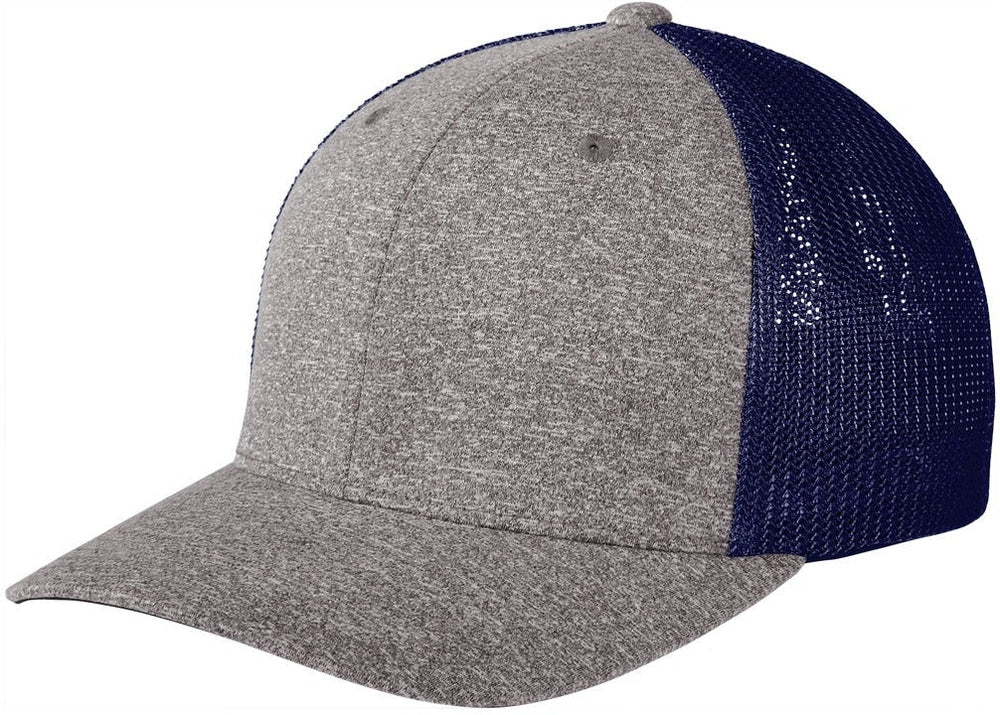 Port Authority Flexfit Melange Mesh Back Trucker Cap