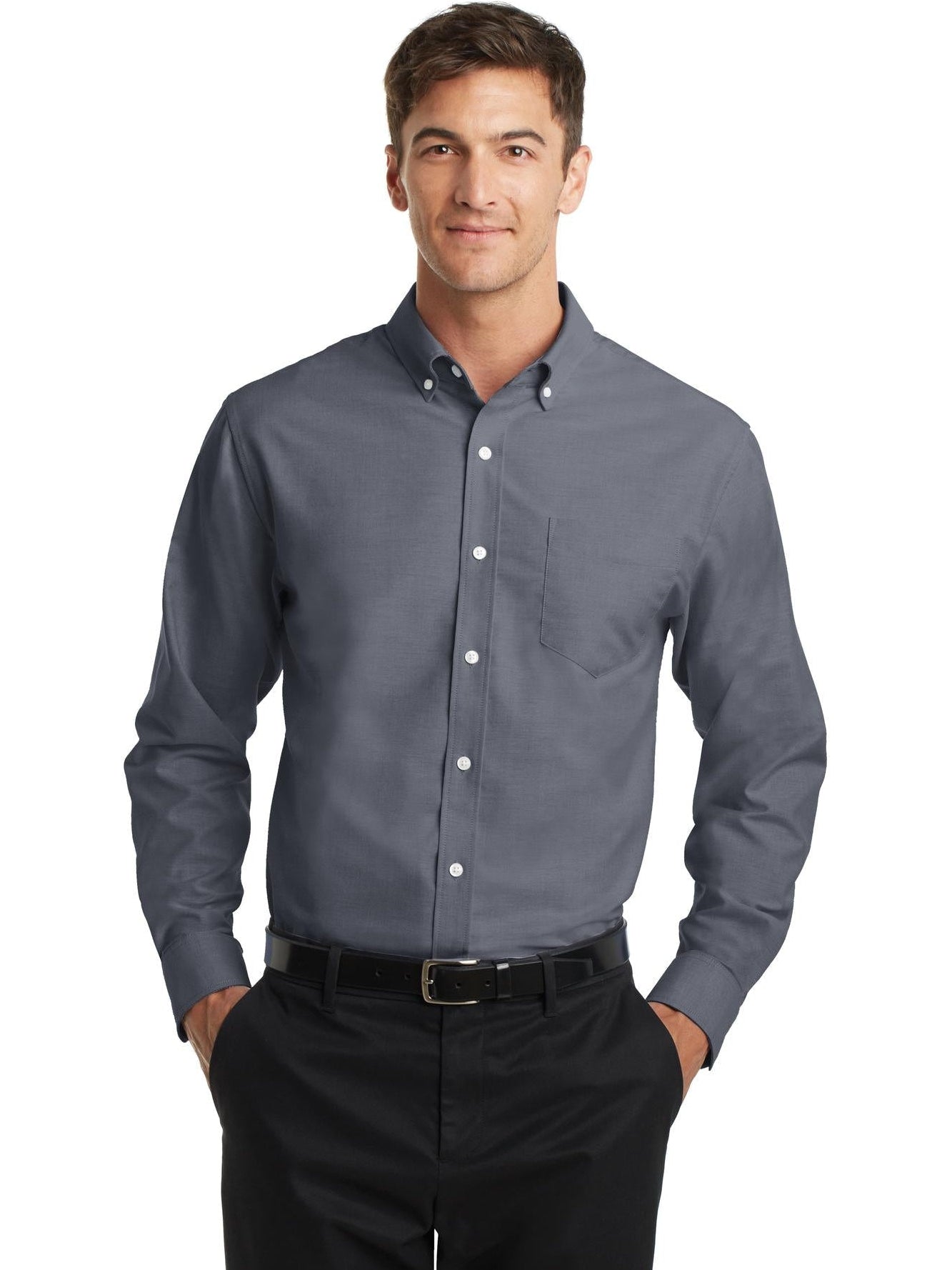 OUTLET-Port Authority SuperPro Oxford Shirt