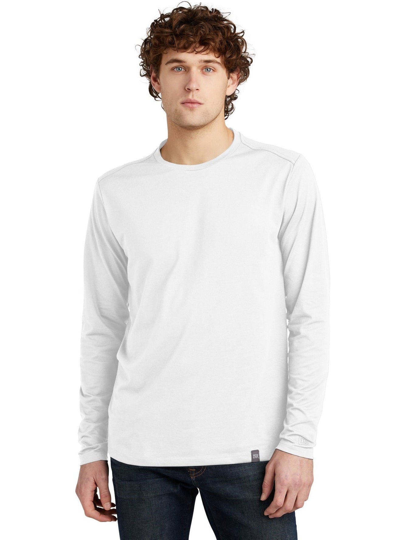 New EraHeritage Blend Long Sleeve Crew Tee